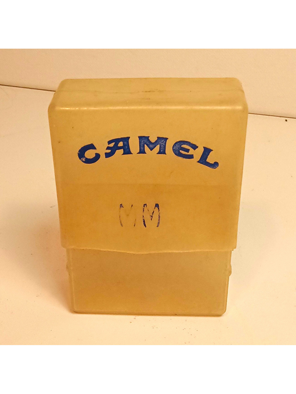 Vtg Tupper Corp The Queen Camel Cigarette Case Plastic Pocket Holder Monogram MM